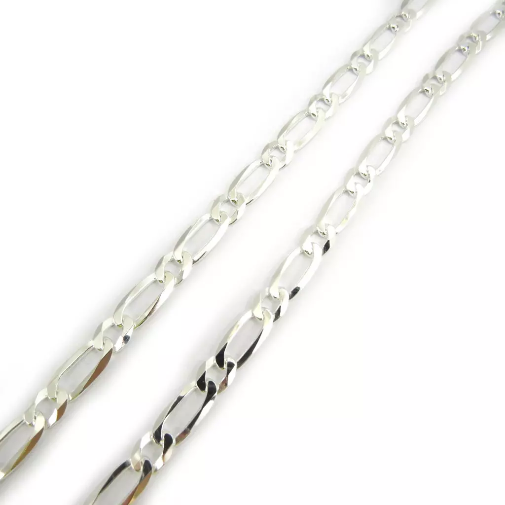Les Trésors De Lily Chaine Argent 'Figaro 1' 60 Cm 7 Mm [L5679]