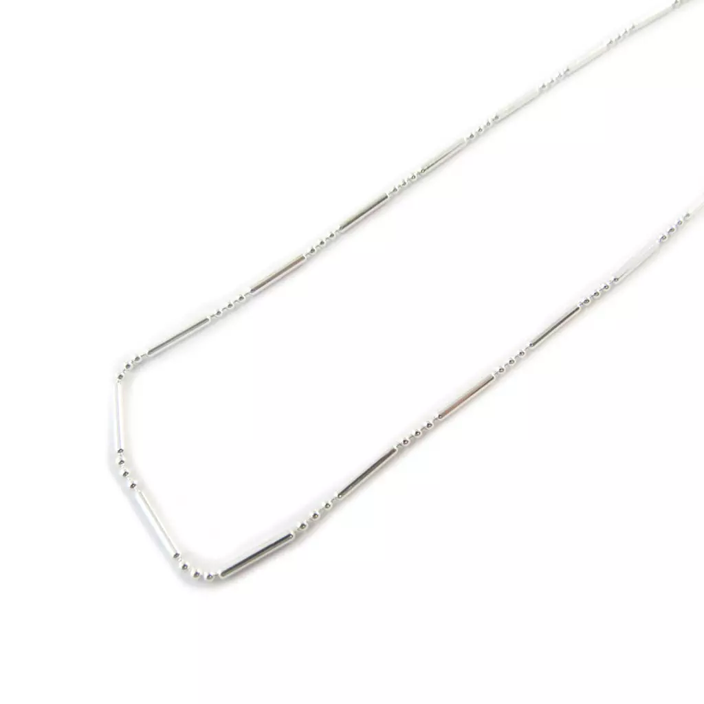 Les Trésors De Lily Chaine Argent 'Maille Boule Alternée' 40 Cm 2 Mm [P1715]
