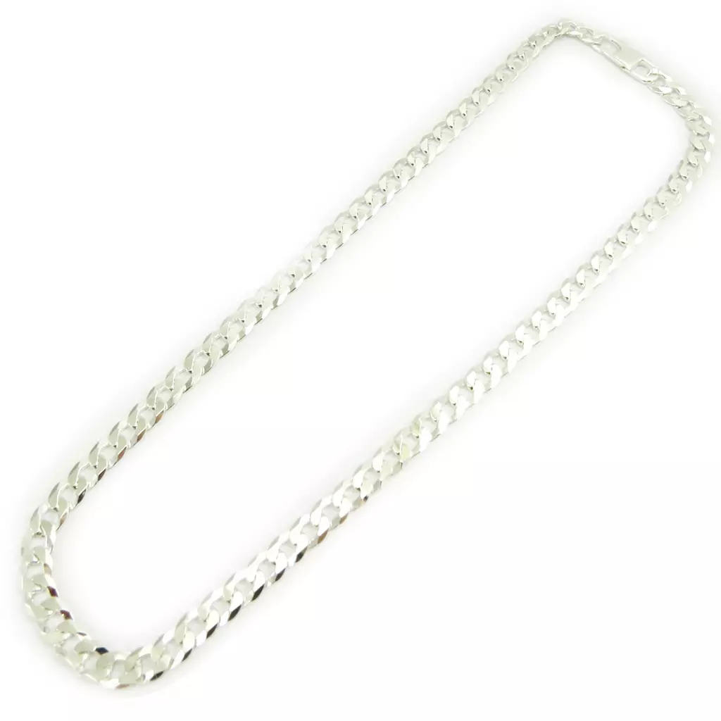 Les Trésors De Lily Chaine Argent 'Maille Gourmette Fantaisie' 55 Cm 8 Mm [L5666]