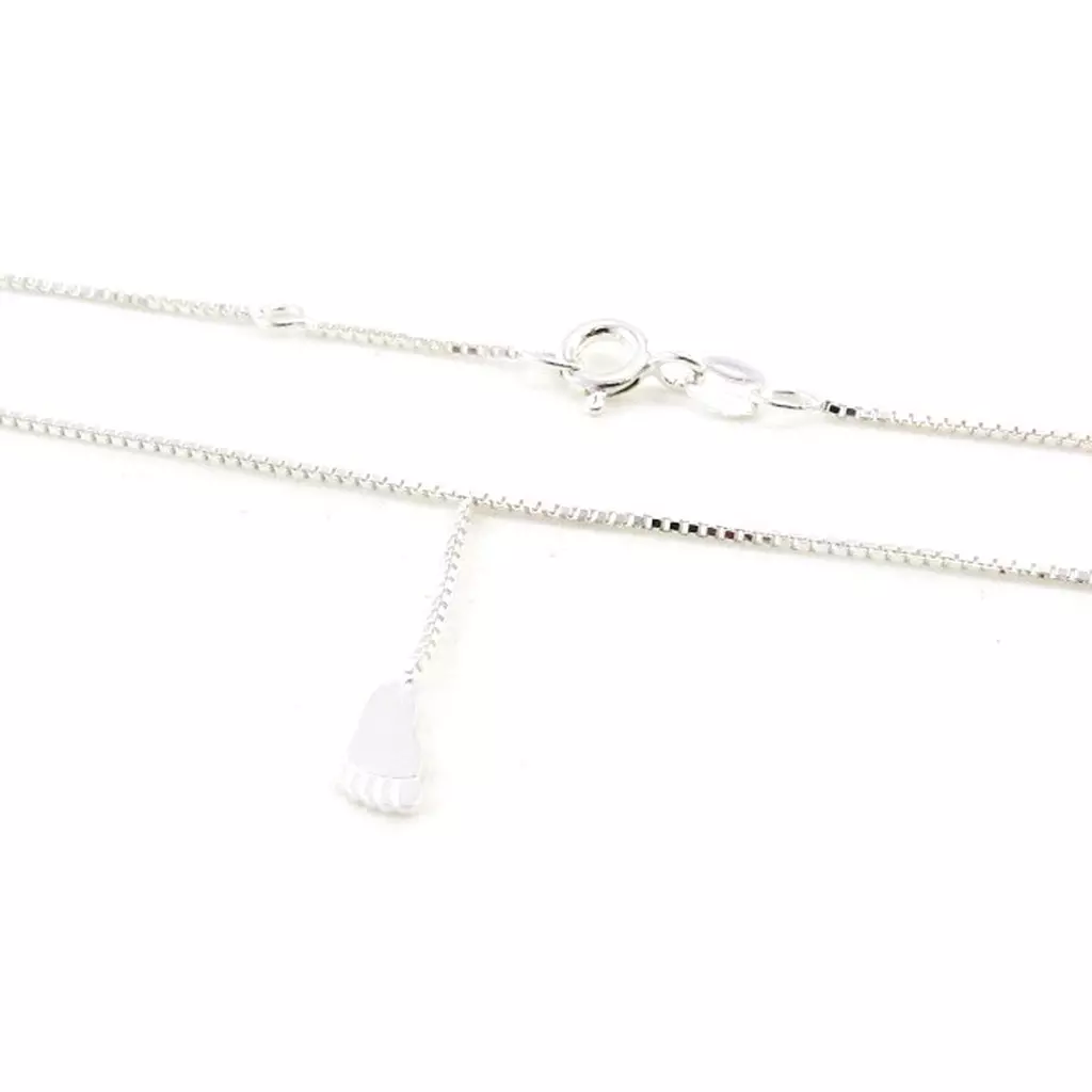 Les Trésors De Lily Chaîne Cheville Argent 'Empreinte' Argenté 24x4 Mm (pied) [J0119]