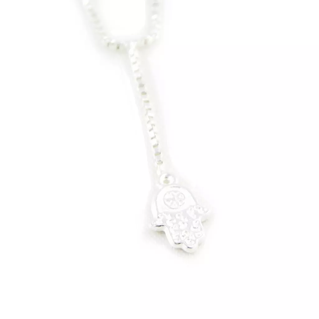 Les Trésors De Lily Chaîne Cheville Argent 'Fatma' Argenté 10 Mm [E9599]