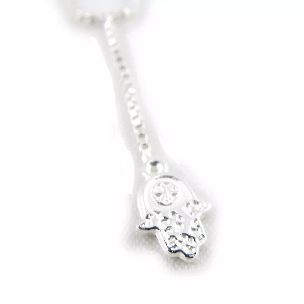 les trésors de lily Chaîne Cheville Argent 'Fatma' argenté 10 mm [E9599]