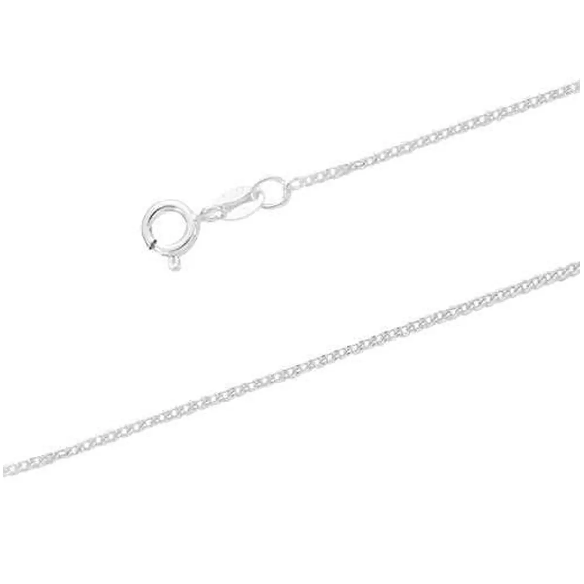 les trésors de lily Chaîne Cheville Argent 'Maille Gourmette' argenté 23 cm 1 mm [Q8214]