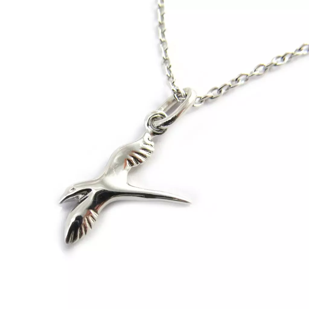 les trésors de lily Chaîne Cheville Argent 'Tyran à longue queue' argenté (rhodié) 13x11 mm [N3009]