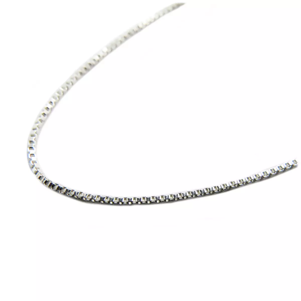 les trésors de lily Chaîne Cheville Argent 'Vénitienne' argenté 25 cm 1 mm [Q8204]