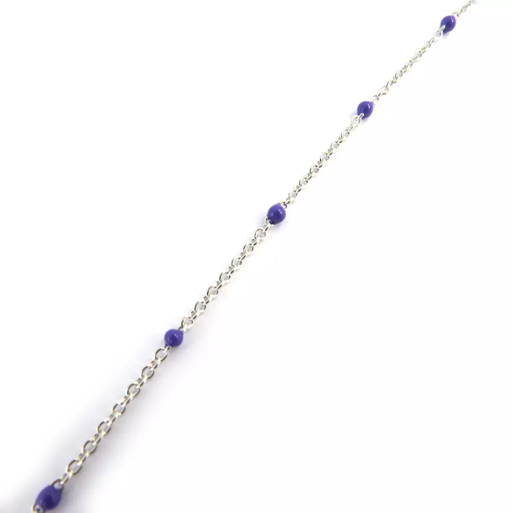 Les Trésors De Lily Chaîne Cheville 'Carmen' Violet [M5946]