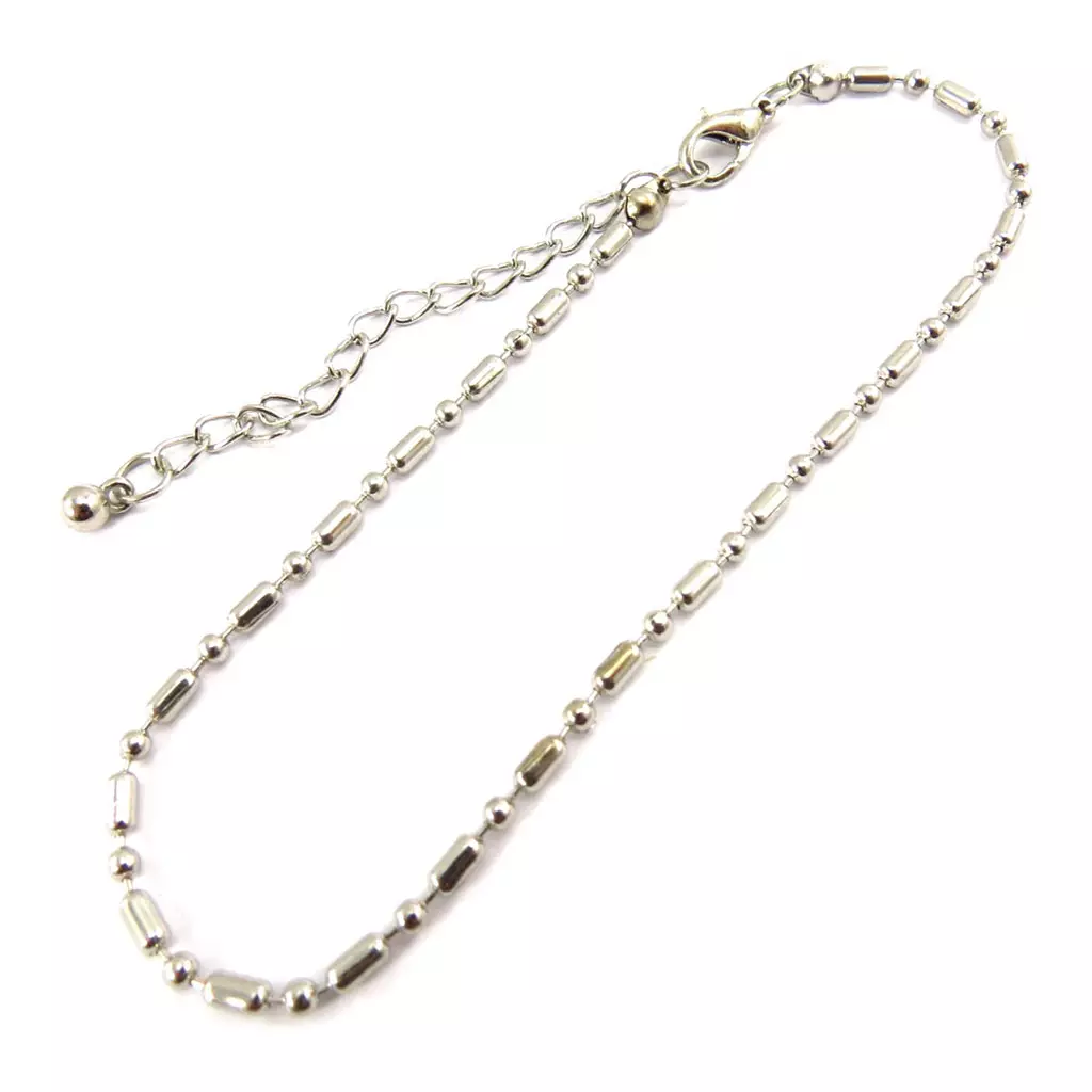 Les Trésors De Lily Chaine Cheville 'Chorégraphie' Argenté [K0297]