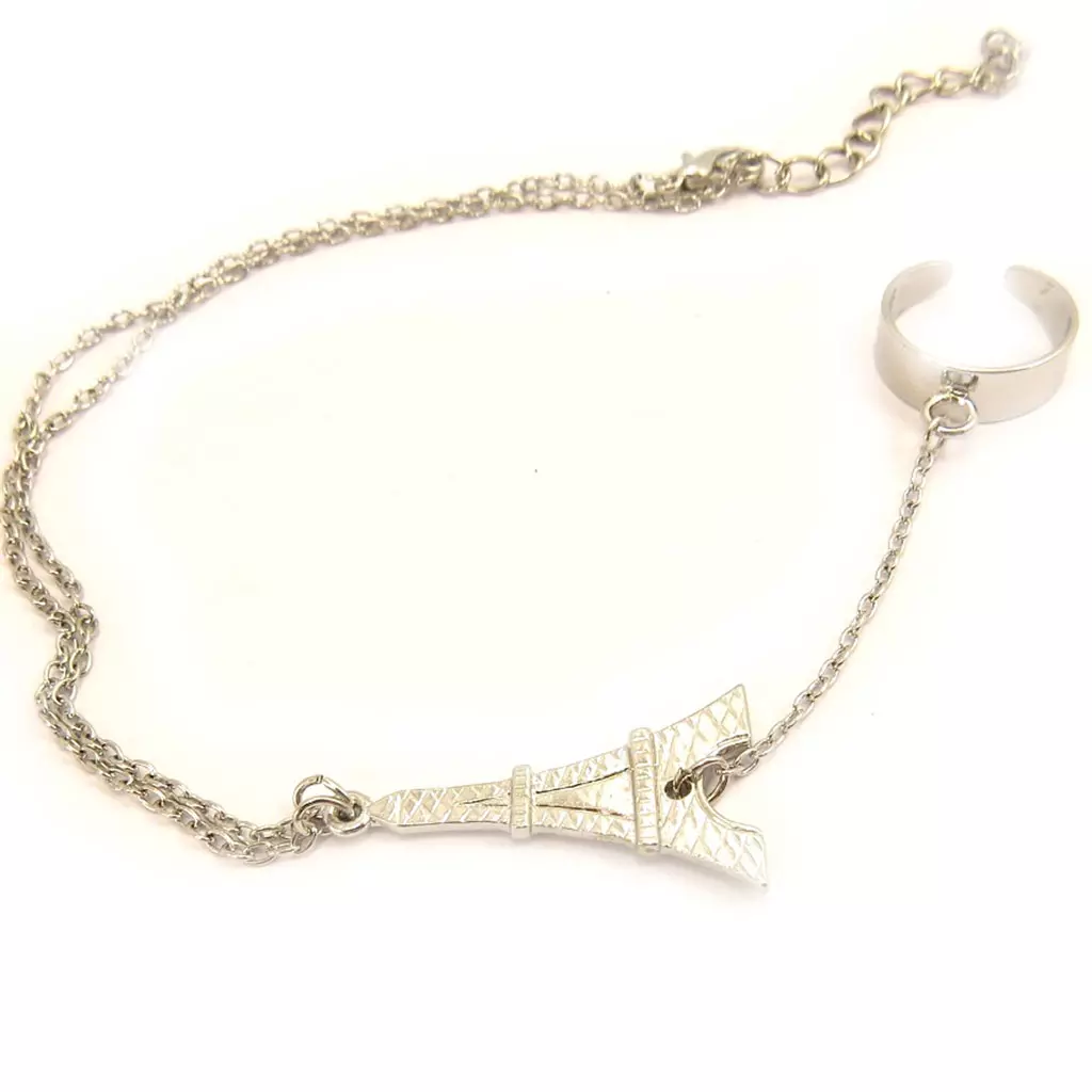 Les Trésors De Lily Chaine Cheville Esclave 'Tour Eiffel' [L5096]