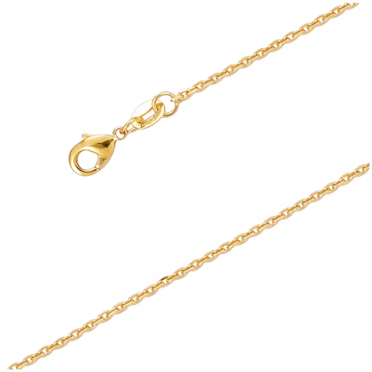 les trésors de lily Chaîne Cheville 'Forçat' doré 23 cm 1 mm [Q8244]