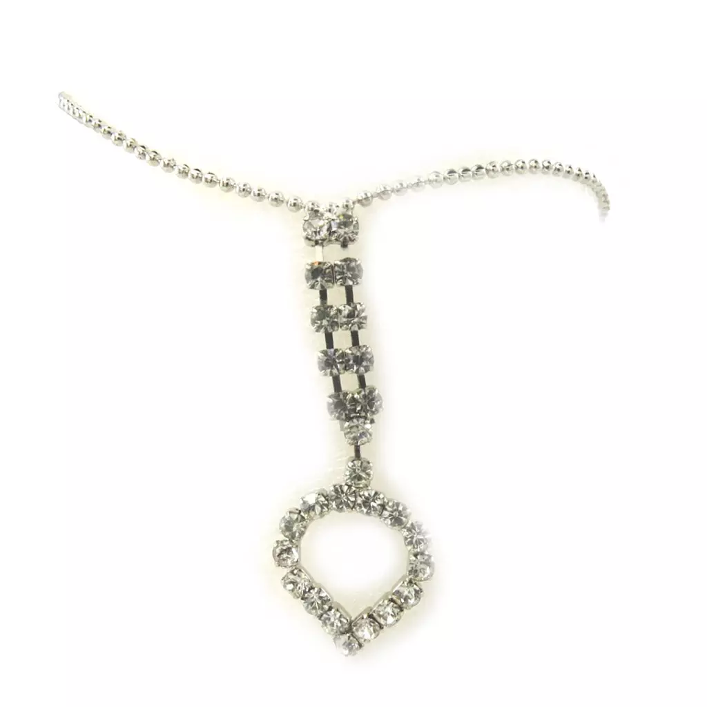 Les Trésors De Lily Chaine Cheville 'Love' Blanc [M1828]