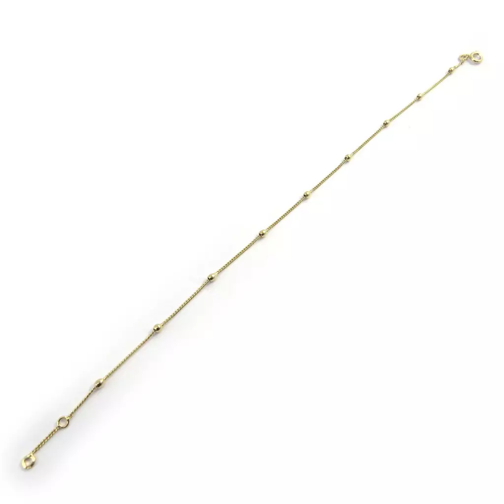 Les Trésors De Lily Chaîne Cheville Plaqué Or 'Chorégraphie' [M4960]