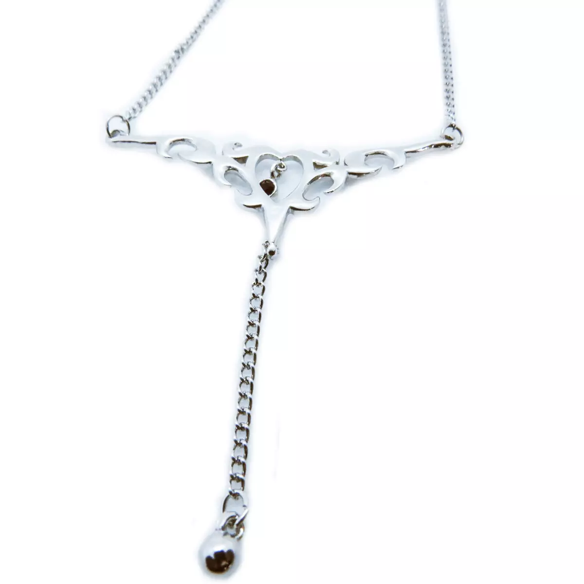 Les Trésors De Lily Chaine De Taille Créateur 'Celtic' Argenté 100 Cm 5x7 Cm [E9911]