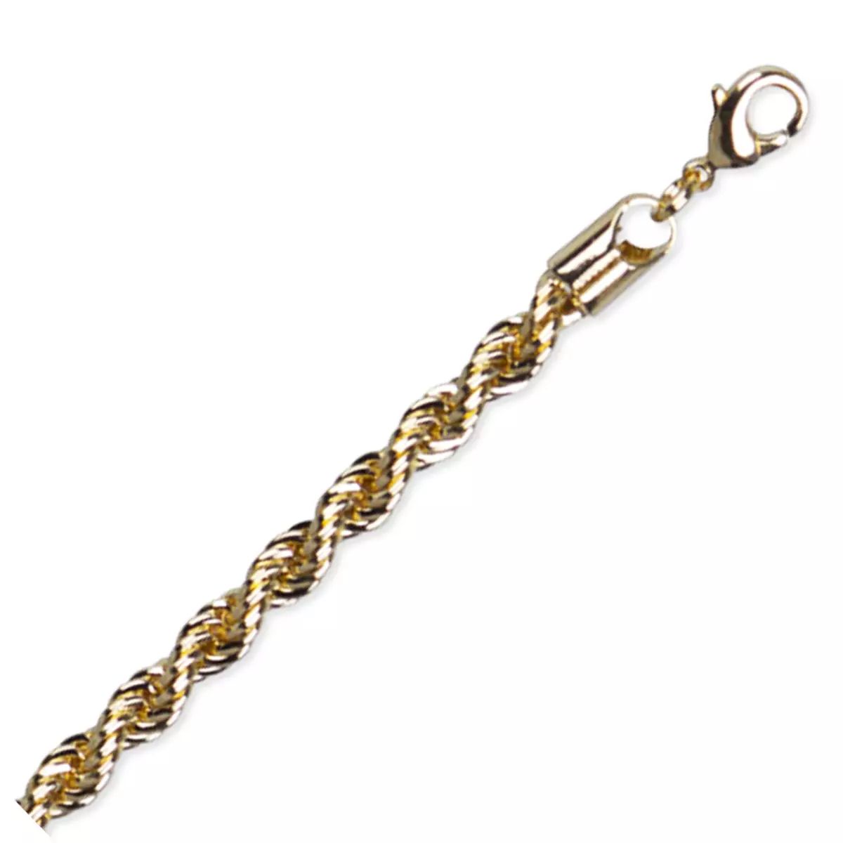 les trésors de lily Chaine Plaqué Or 'Maille Corde Ronde' 50 cm 5 mm [R3473]