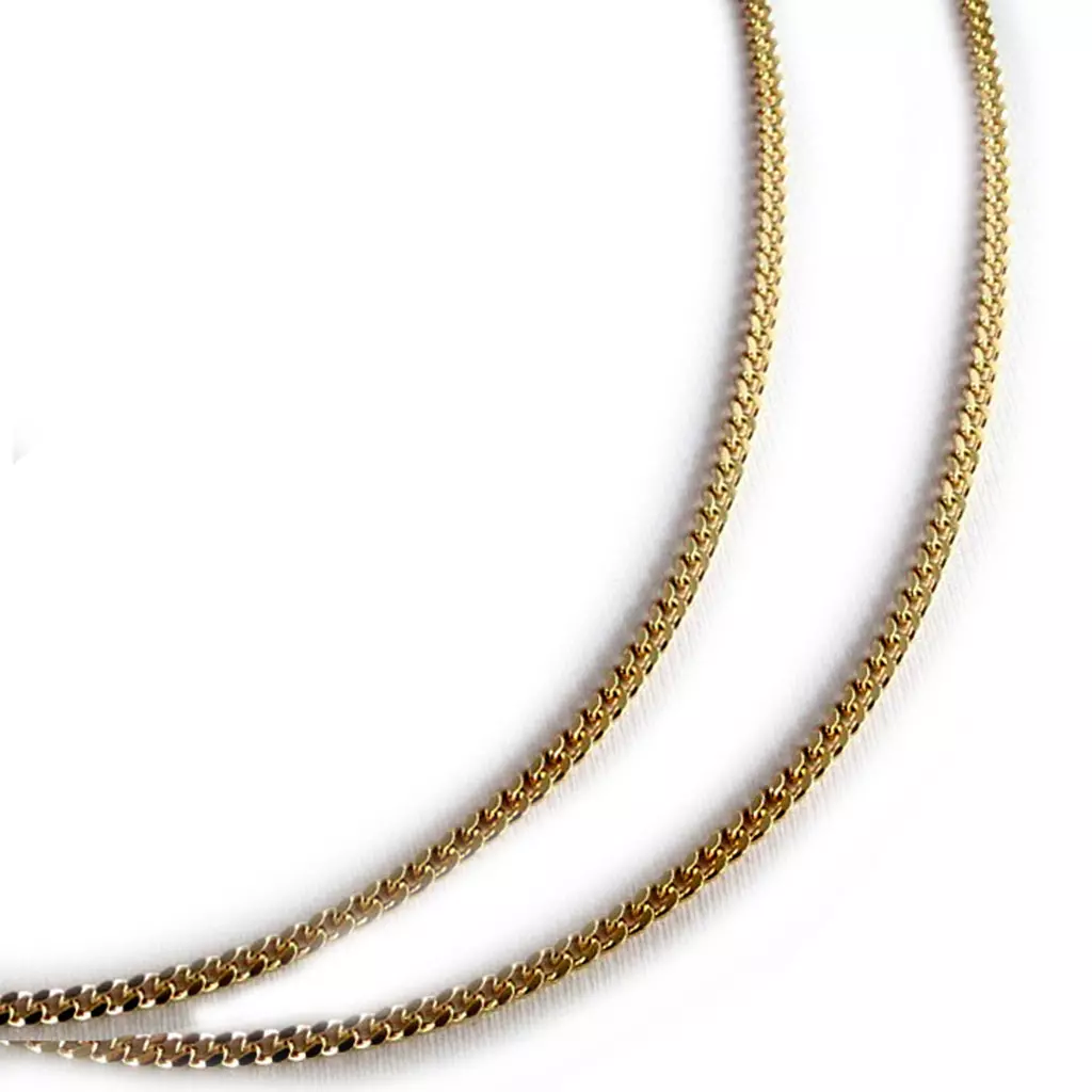Les Trésors De Lily Chaine Plaqué Or 'Maille Gourmette' 50 Cm 24 Mm [K7720]