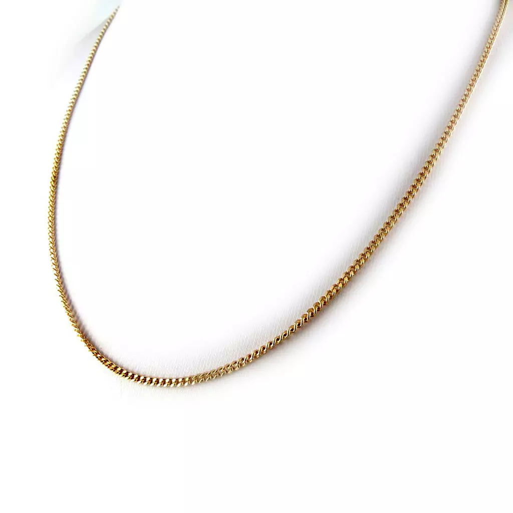 Les Trésors De Lily Chaine Plaqué Or 'Maille Gourmette' 55 Cm 24 Mm [K7721]