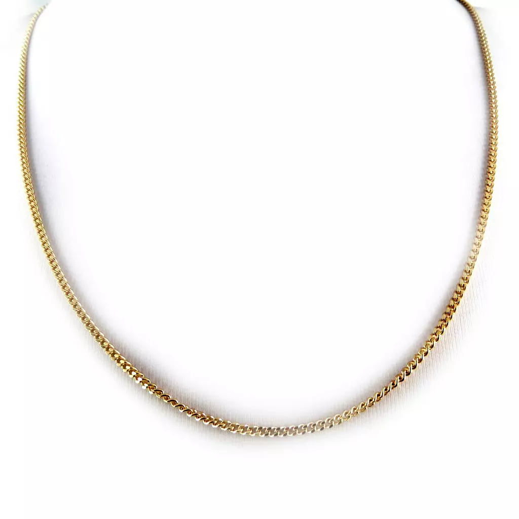 Les Trésors De Lily Chaine Plaqué Or 'Maille Gourmette' 55 Cm 24 Mm [K7721]