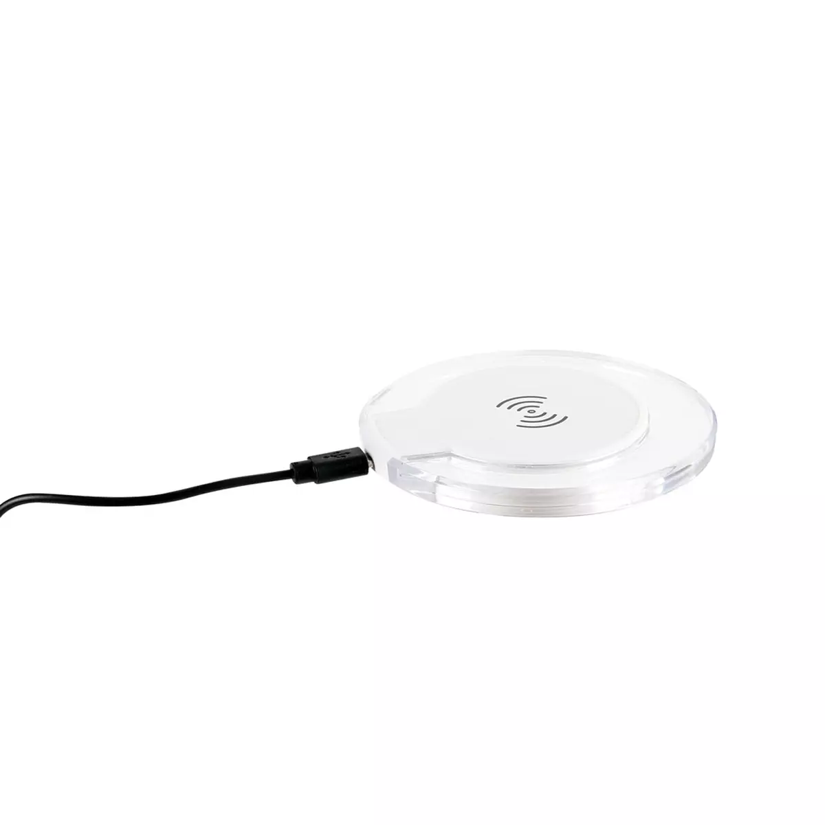 les trésors de lily Chargeur à induction sans fil 'Design' blanc 10 cm [R2910]