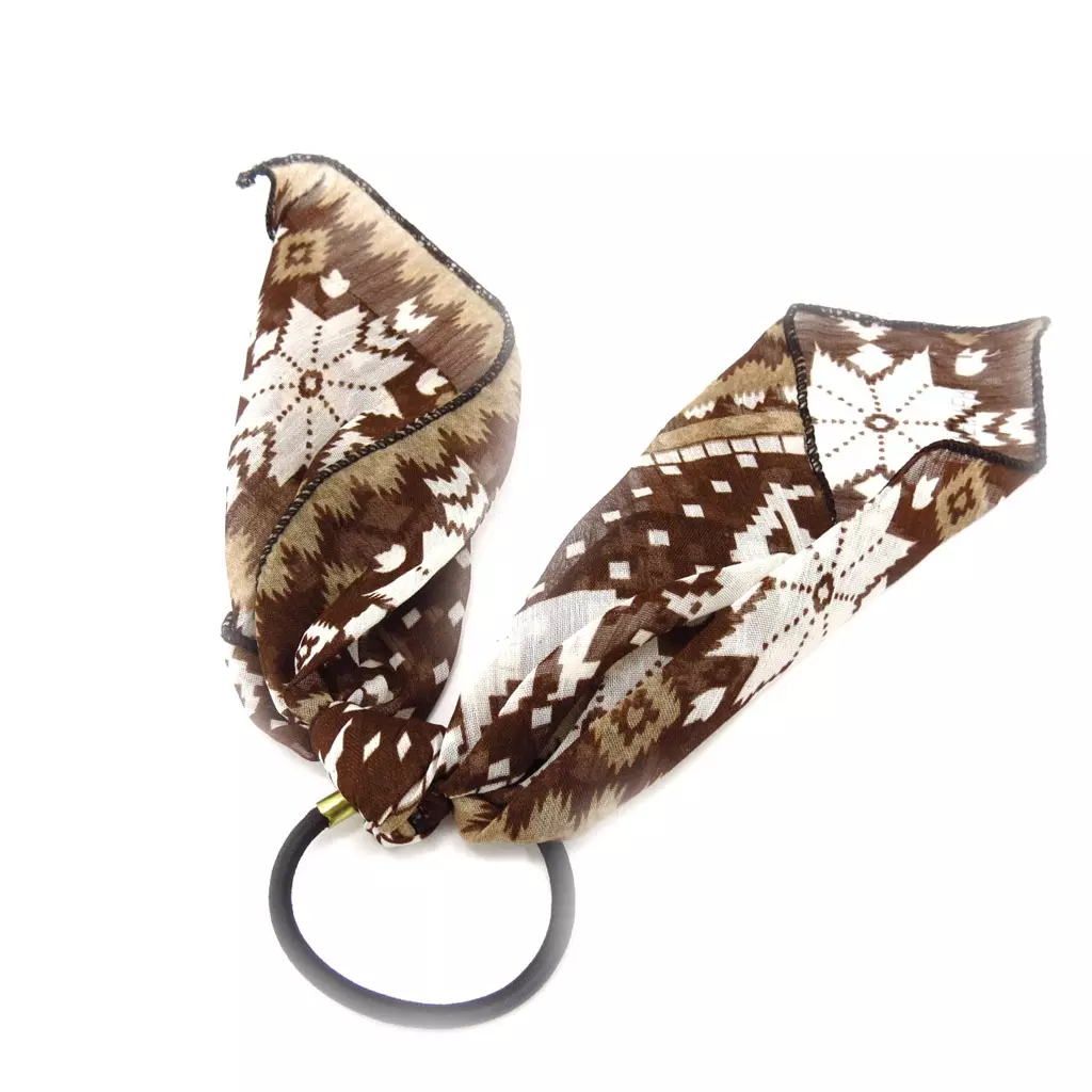 Les Trésors De Lily Chouchou 'Cheyennes' Marron 16 Cm [K6504]