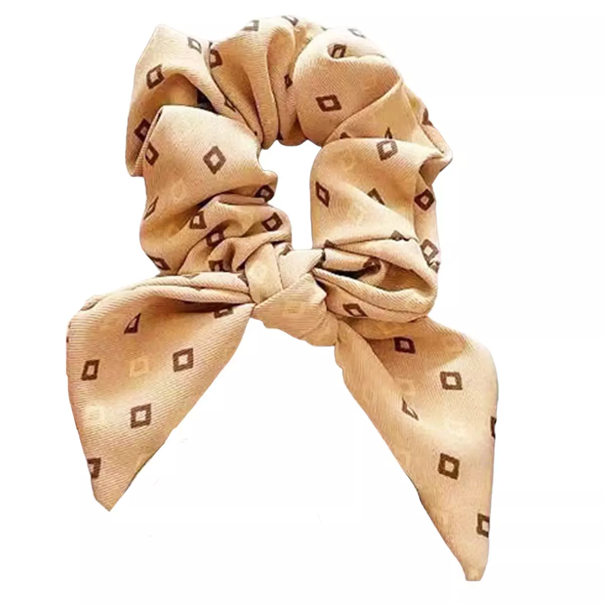 les trésors de lily Chouchou créateur 'Scarlett' caramel 16x10 cm largeur 4 cm (noeud) [R6312]
