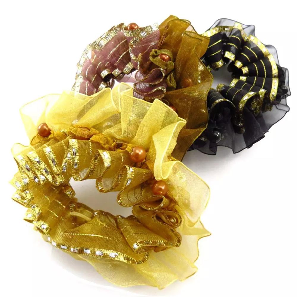 Les Trésors De Lily Chouchou 'Scarlett' Ambre 4 Cm [R7793]