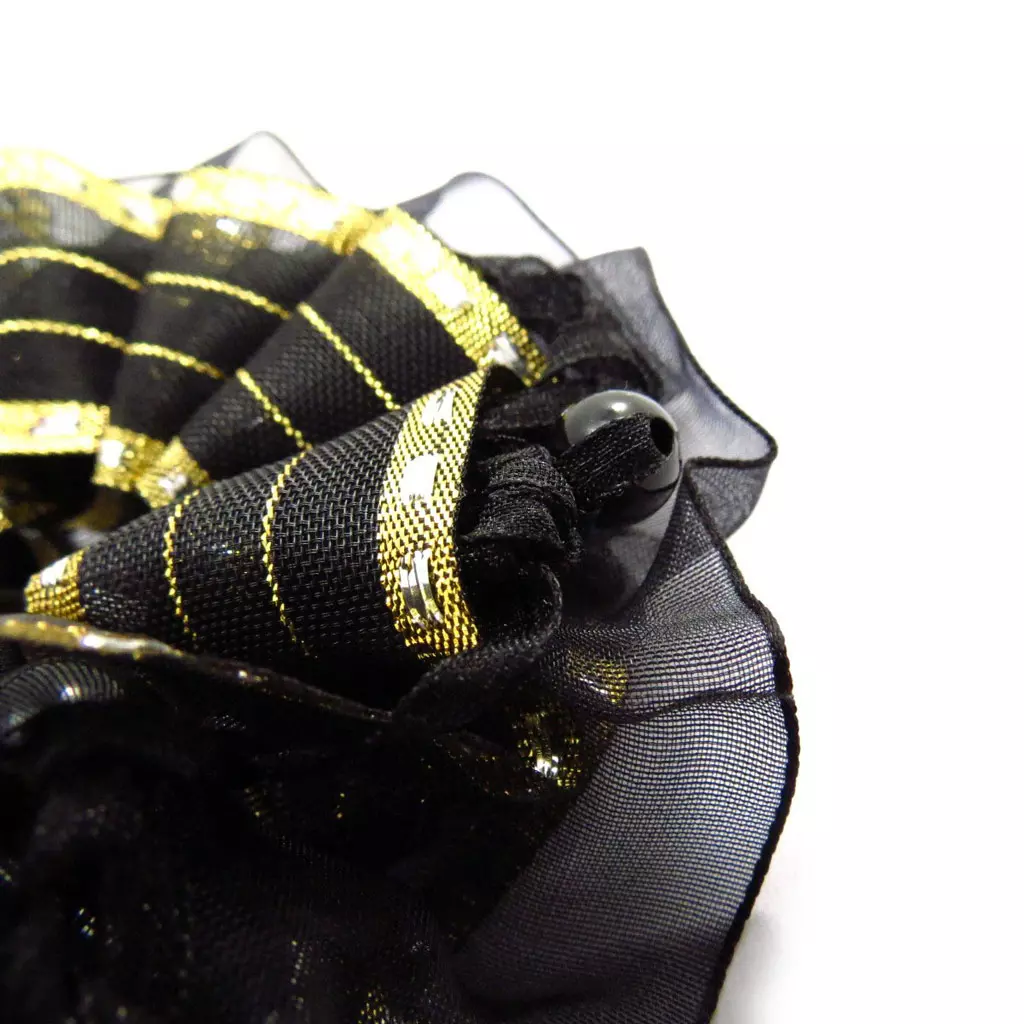 les trésors de lily Chouchou 'Scarlett' noir 4 cm [R7795]