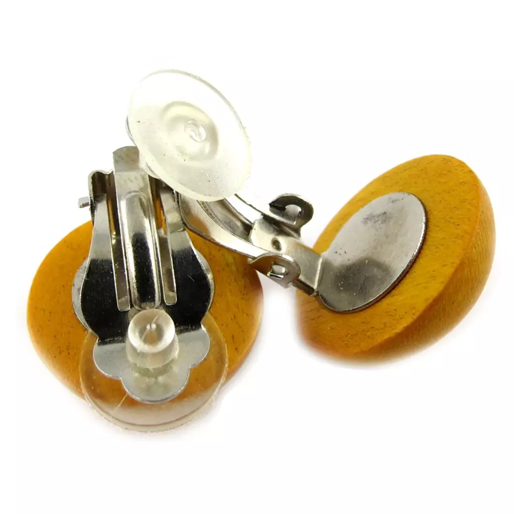 Les Trésors De Lily Clips 'Amazonia' Bois Ocre (2 Cm) [L6988]