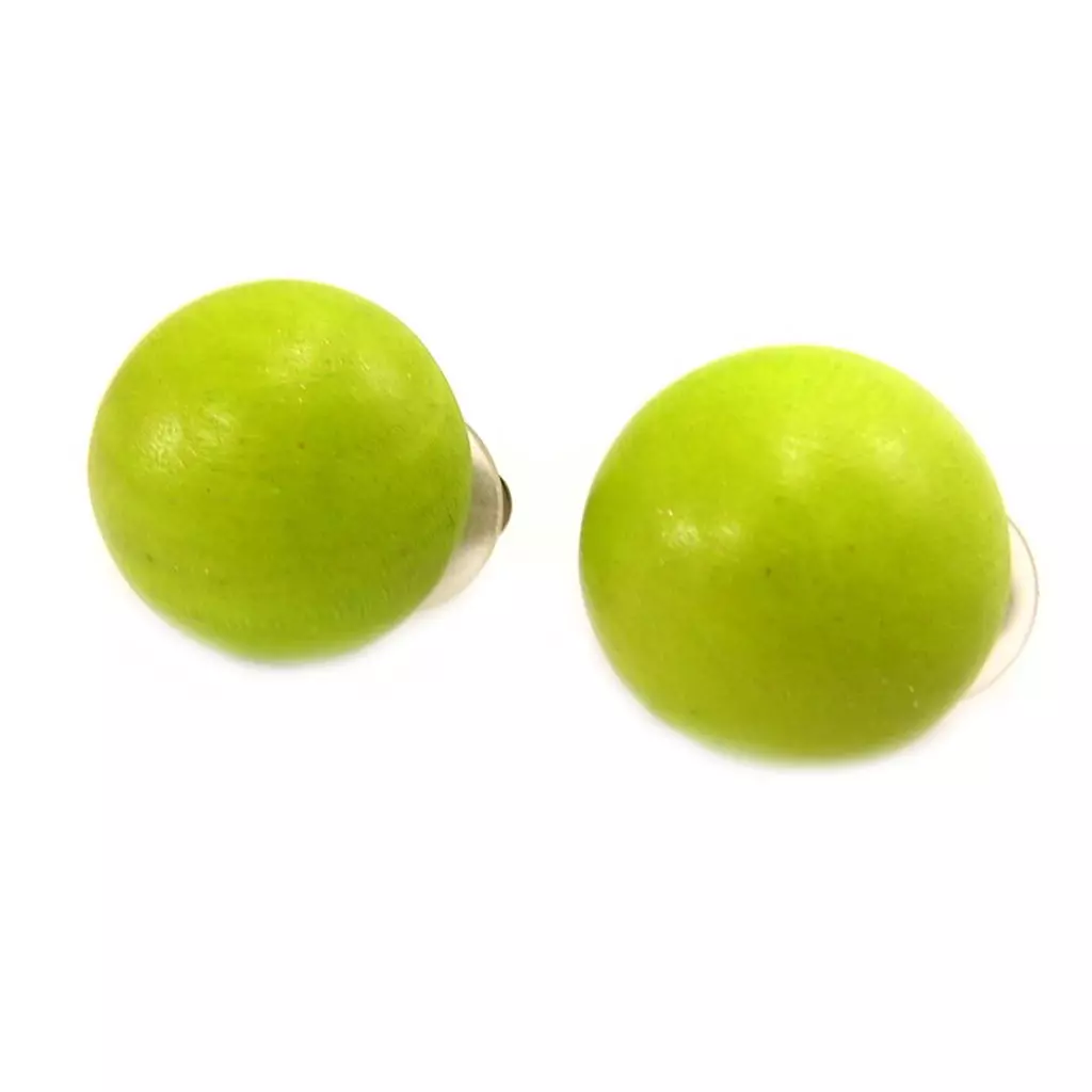 Les Trésors De Lily Clips 'Amazonia' Bois Vert (2 Cm) [L5175]