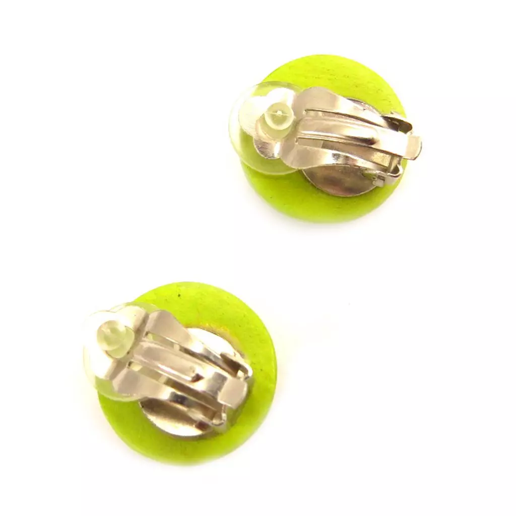 Les Trésors De Lily Clips 'Amazonia' Bois Vert (2 Cm) [L5175]