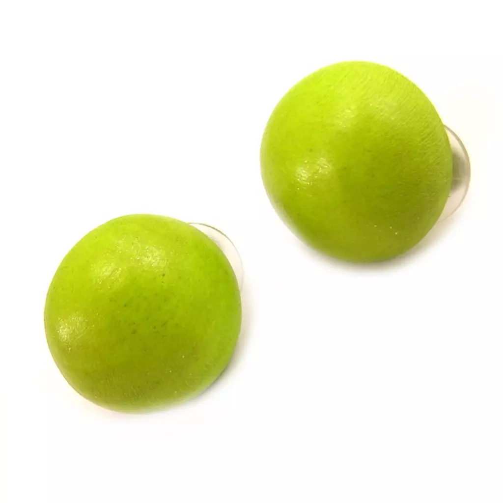 Les Trésors De Lily Clips 'Amazonia' Bois Vert (2 Cm) [L5175]