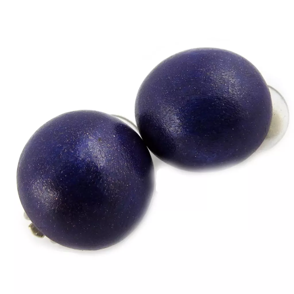 les trésors de lily Clips 'Amazonia' bois violet (2 cm) [L6990]