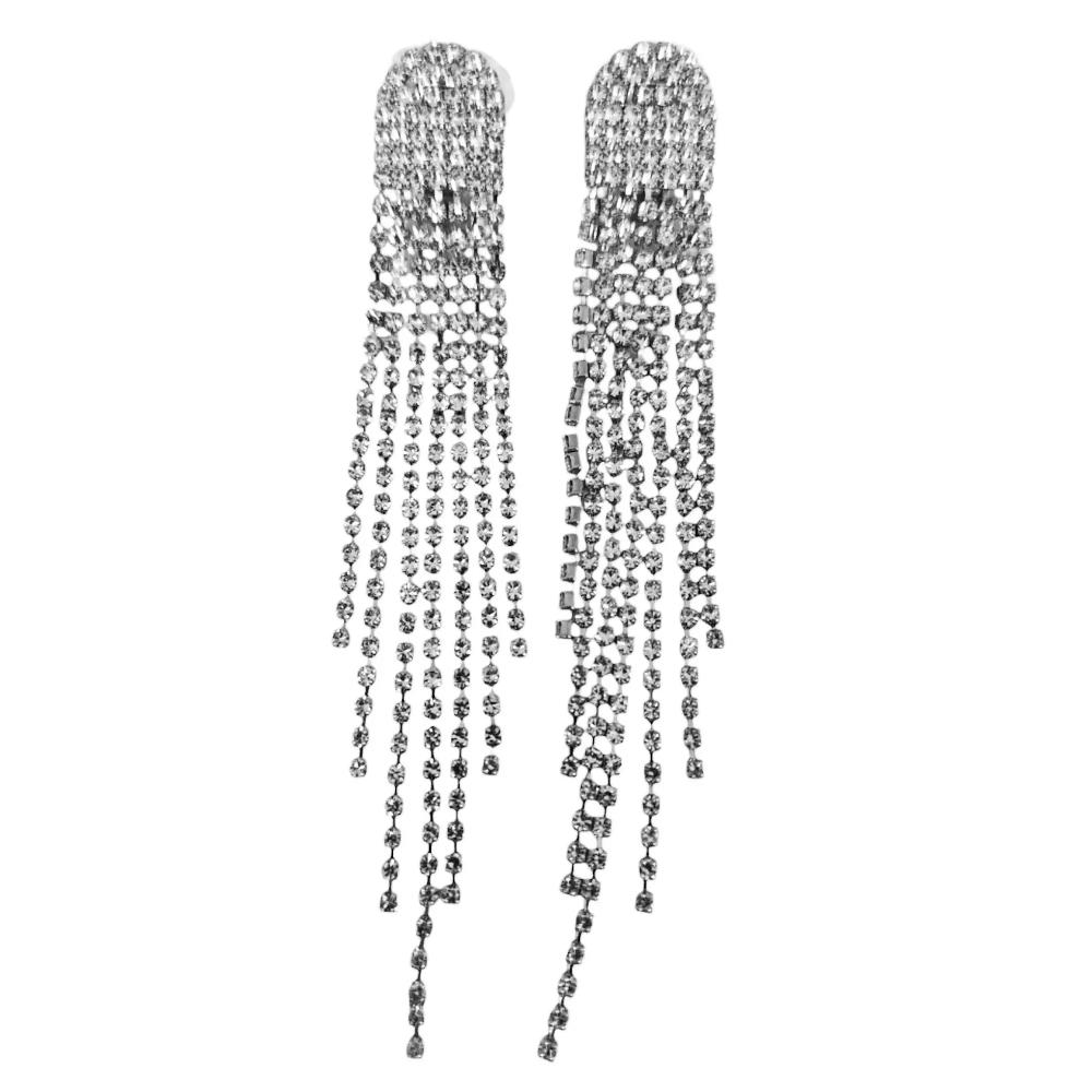 Les Trésors De Lily Clips Créateur 'Arégonde' Blanc Argenté 11 Cm [R9018]