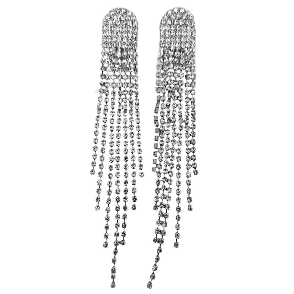 Les Trésors De Lily Clips Créateur 'Arégonde' Blanc Argenté 11 Cm [R9018]
