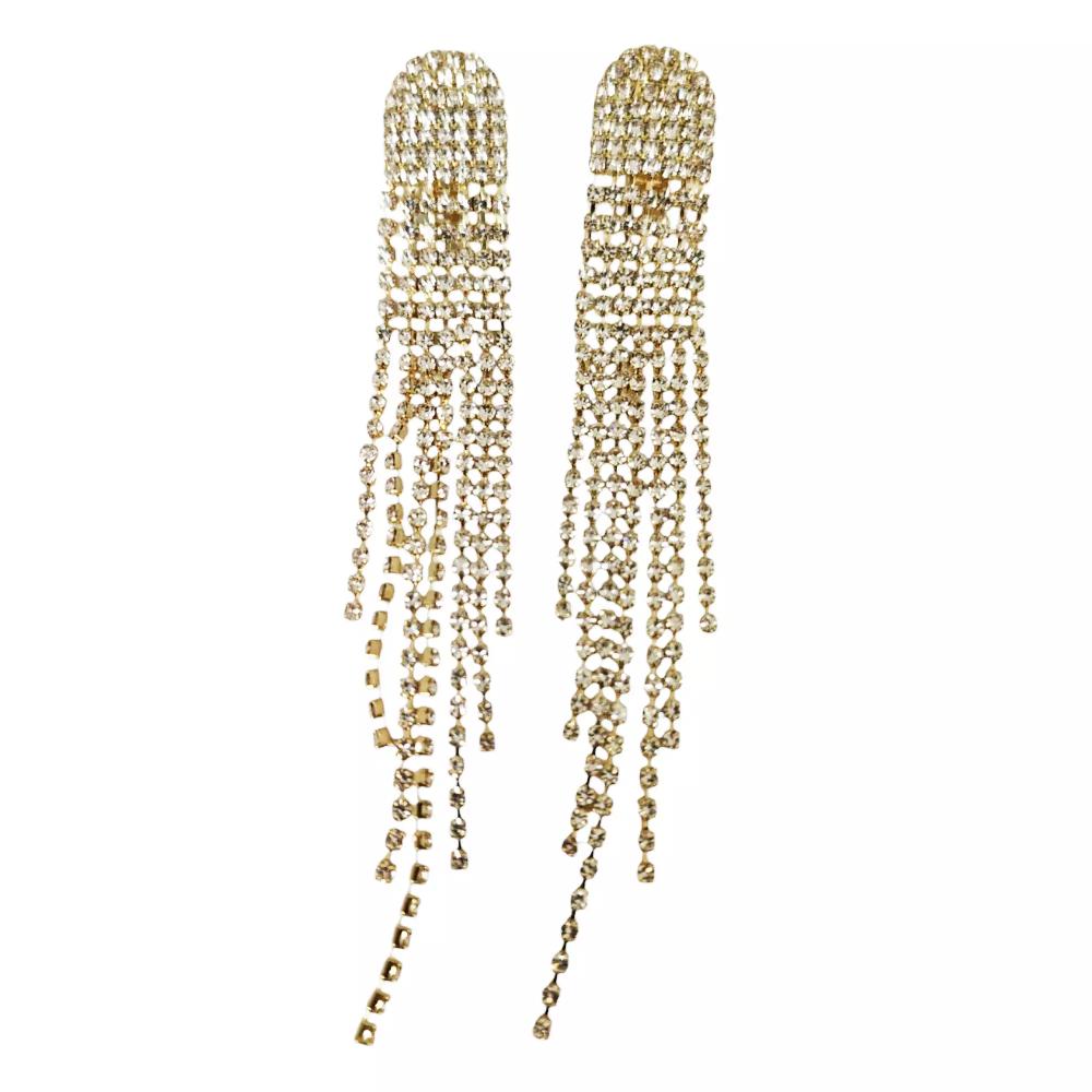 les trésors de lily Clips Créateur 'Arégonde' blanc doré 11 cm [R9017]