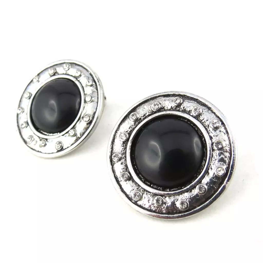 Les Trésors De Lily Clips Créateur 'Kilimanjaro' Gris Argenté [N1602]