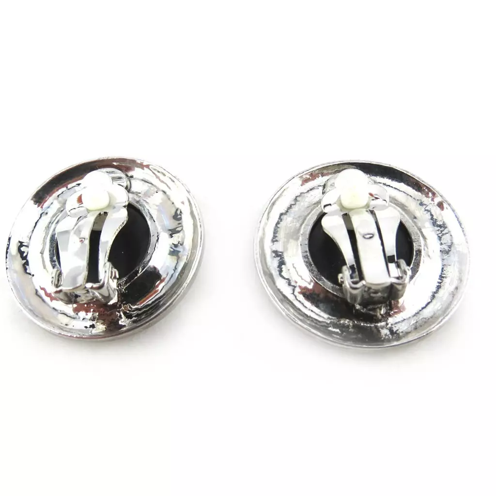 Les Trésors De Lily Clips Créateur 'Kilimanjaro' Gris Argenté [N1602]