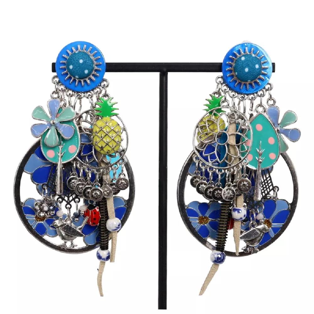les trésors de lily Clips créateur 'Lilipoupettes' bleu 10x5 cm [R6144]