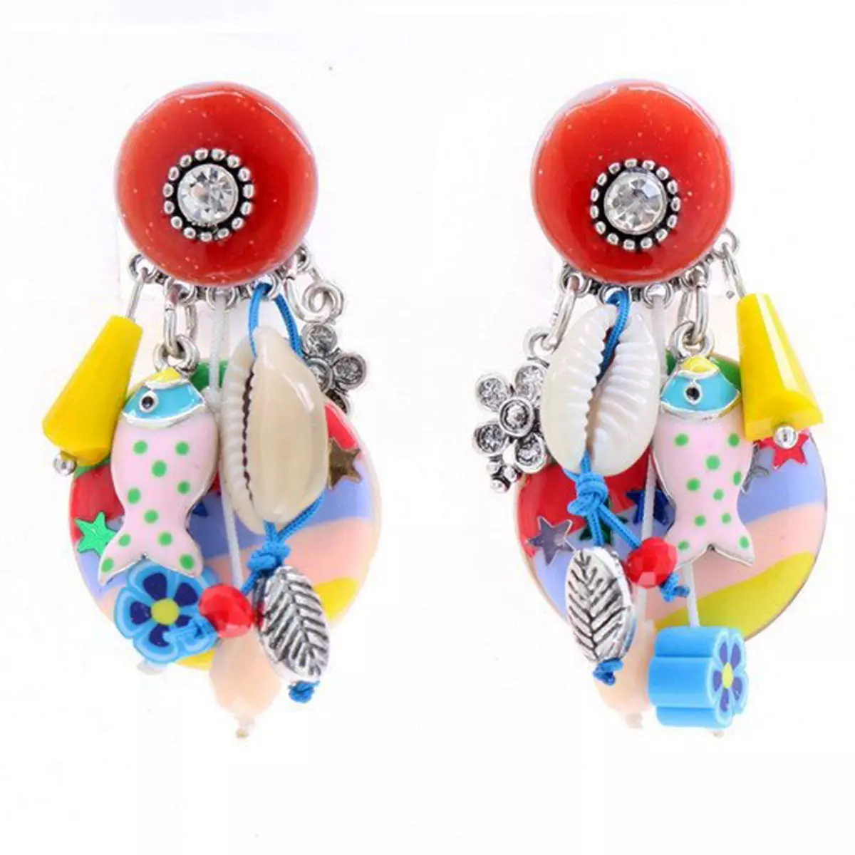 les trésors de lily Clips créateur 'Lilipoupettes' multicolore 50x30 mm [R6201]