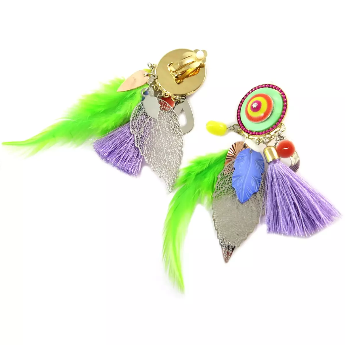Les Trésors De Lily Clips Créateur 'Lilipoupettes' Multicolore Argenté 100x30 Mm [Q1263]