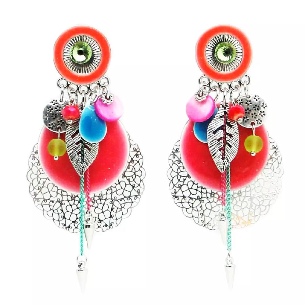 les trésors de lily Clips créateur 'Lilipoupettes' multicolore argenté 85x40 mm [Q1276]