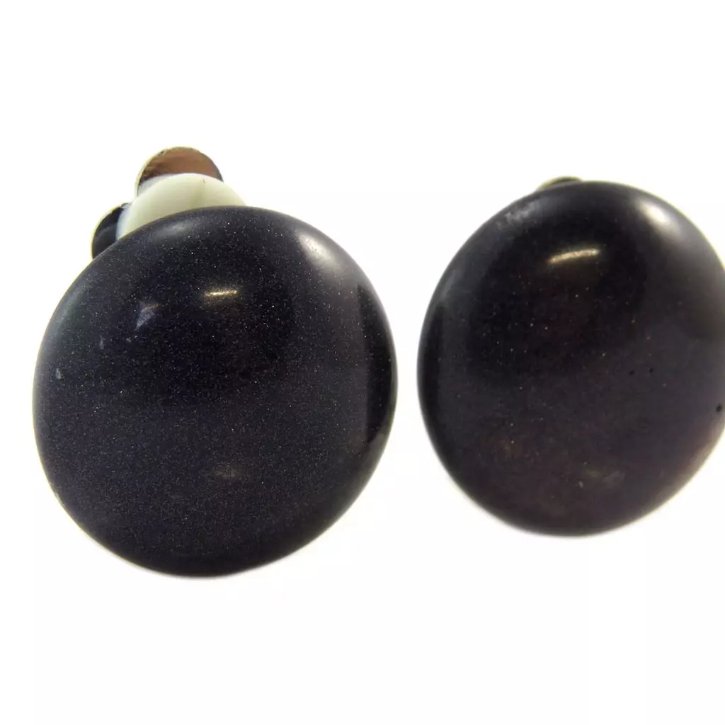 Les Trésors De Lily Clips Créateur 'Mineralia' Noir Pailletté 20 Mm [P5618]