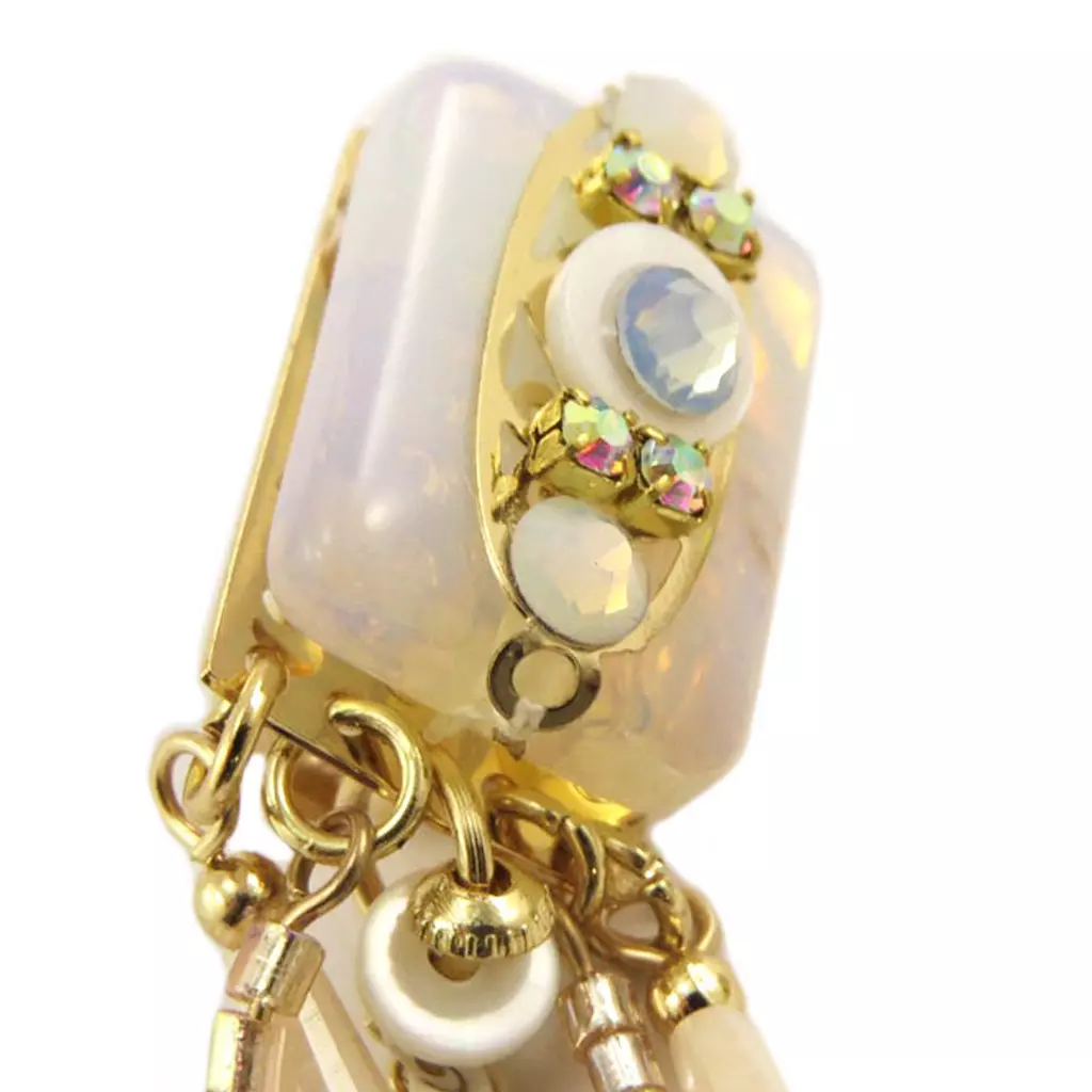 Les Trésors De Lily Clips Créateur 'Navajos' Beige Doré 50x23 Mm [P7342]