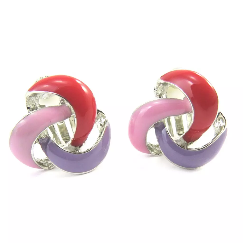 Les Trésors De Lily Clips Créateur 'Scarlett' Rouge Rose Violet [M8026]
