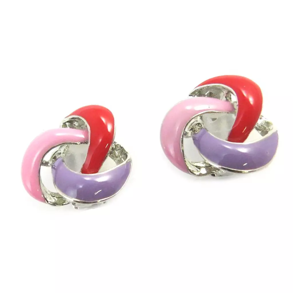 Les Trésors De Lily Clips Créateur 'Scarlett' Rouge Rose Violet [M8026]