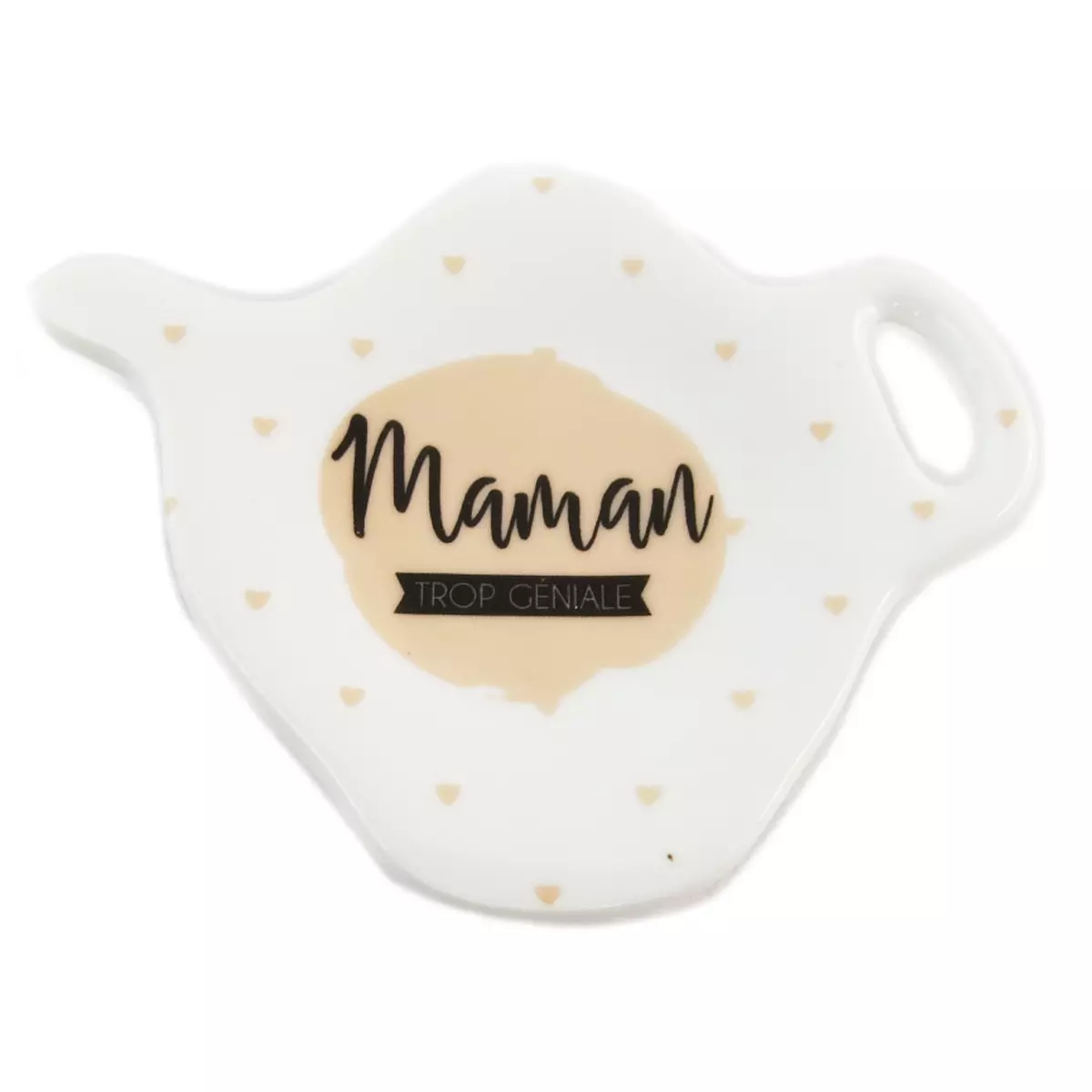 Les Trésors De Lily Coffret à Thé 'Maman Extraordinaire' Beige Blanc [Q0330]