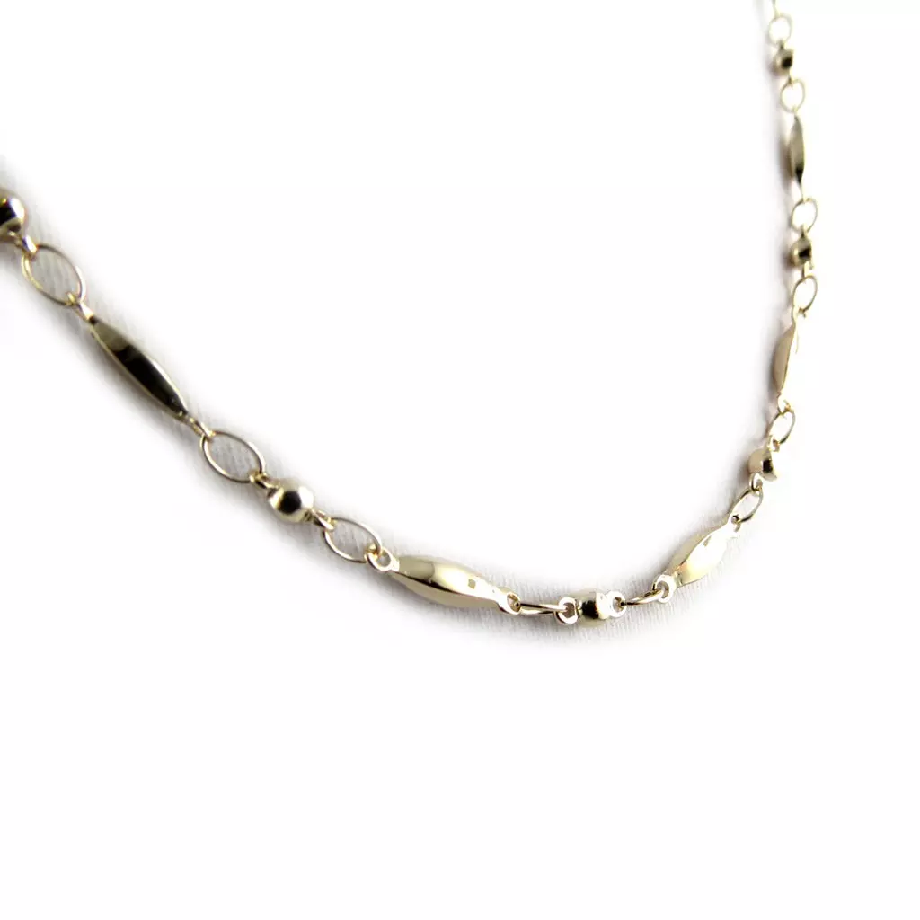 les trésors de lily Collier Plaqué Or 'Chorégraphie' doré 45 cm 2 mm [L3905]