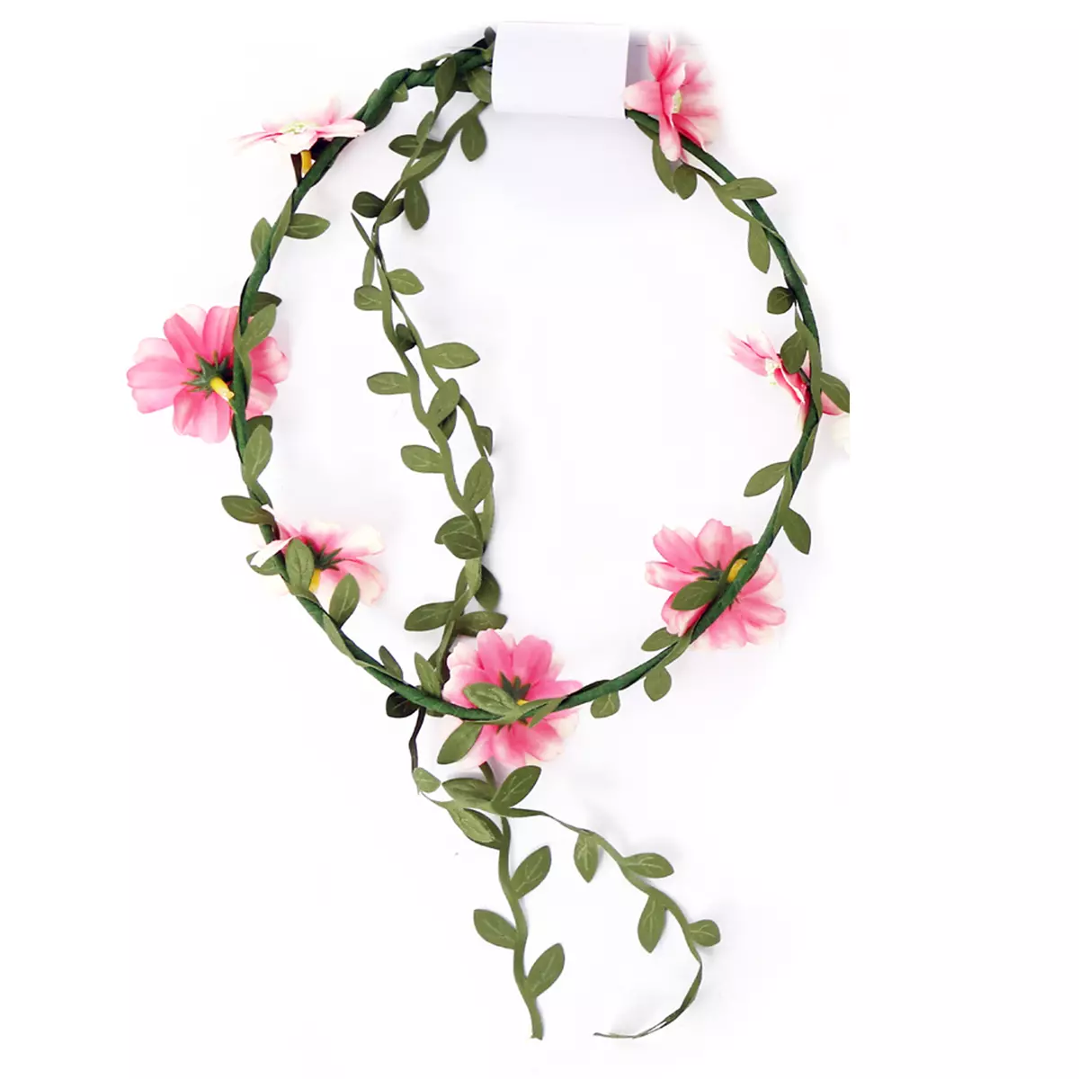 les trésors de lily Couronne créateur 'champêtre ' rose taille unique diamètre 18 cm [R3072]