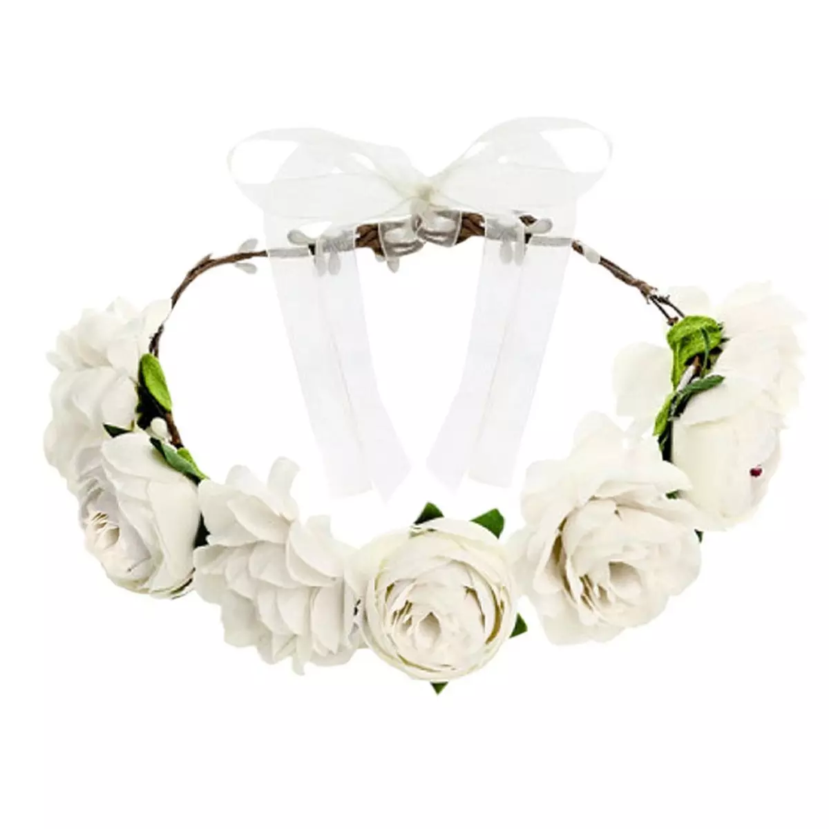 Les Trésors De Lily Couronne Créateur 'Mariage' Beige Vert Taille Unique [R7010]