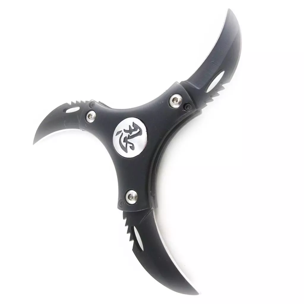 Les Trésors De Lily Couteau 3 Lames 'Ninjas' Noir [J4935]