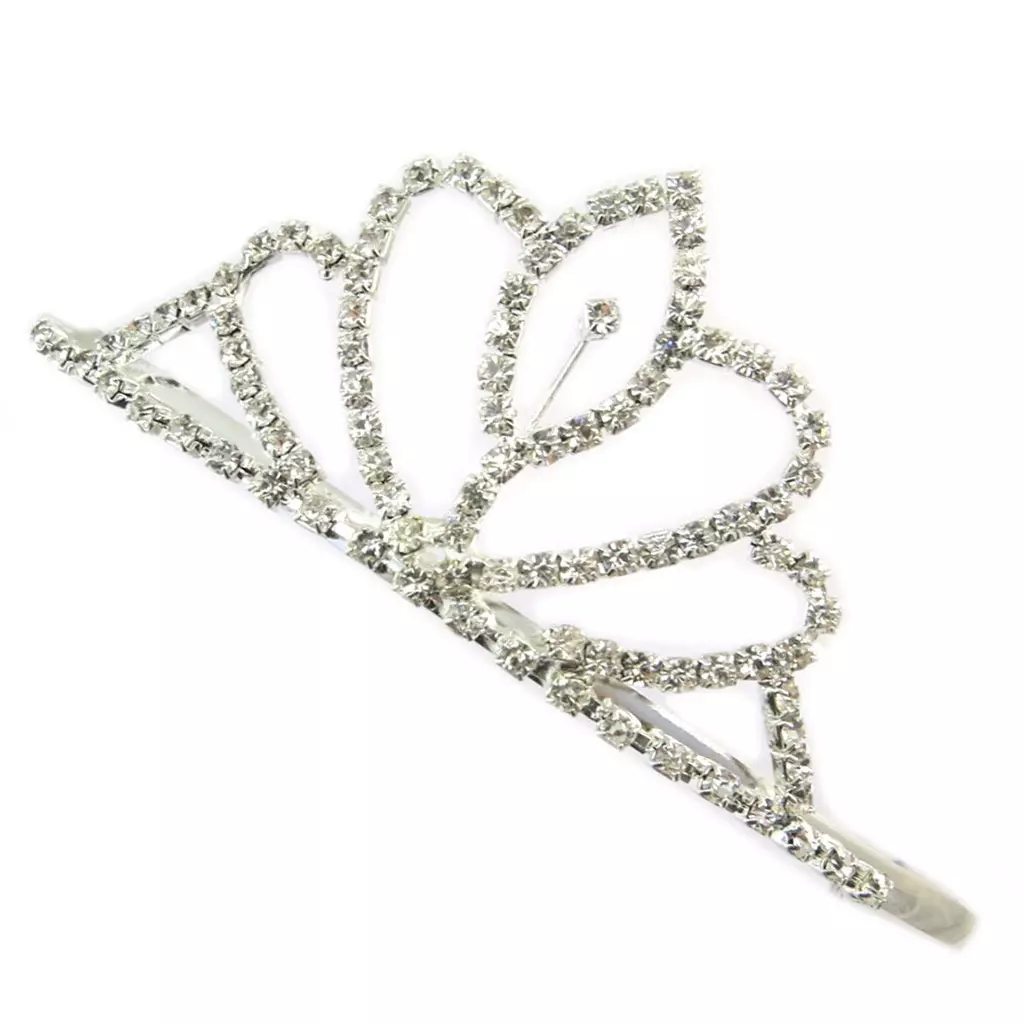 Les Trésors De Lily Diadème Créateur 'Sissi' Blanc 12x5 Cm [P4751]