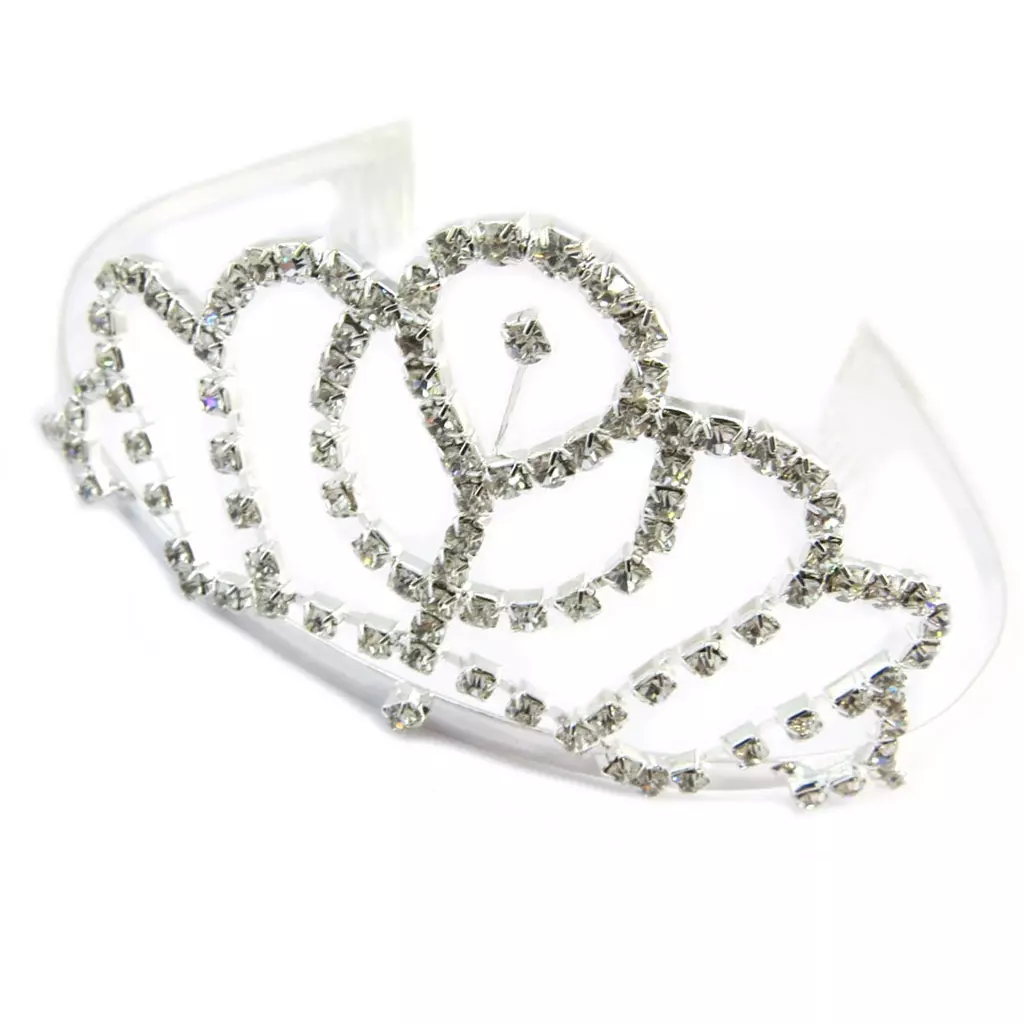 Les Trésors De Lily Diadème Créateur 'Sissi' Blanc 12x59 Cm [P4753]